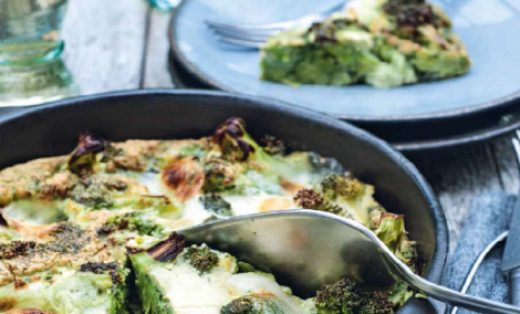 Broccoli taart met mozzarella