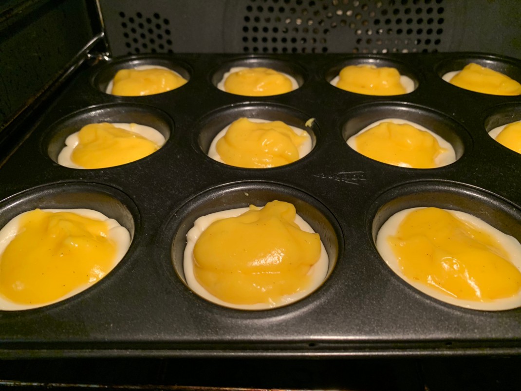 Pastéis de nata in muffinvorm