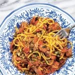 Pasta met tonijn, oftewel Tagliolini al tonno uit het kookboek Big Mamma's cucina Popolare