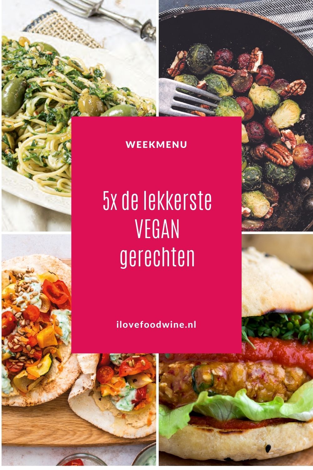5 favoriete vegan recepten van I Love Food & Wine. Uitgezocht voor het weekmenu voor de Nationale Week zonder Vlees 2022, waarin dit jaar ook zuivel in de ban is gezet. Vegetarisch koken is leuk, lekker en gemakkelijk, maar vegan koken ook. Dus deze week Lekker Plantaardig koken, want dat is gezond en easy. Bovendien verrukkelijk, zoals deze recepten illustreren. #vegetarisch #weekmenu #weekzondervlees #vegan #doordeweeks #isabelboerdam
