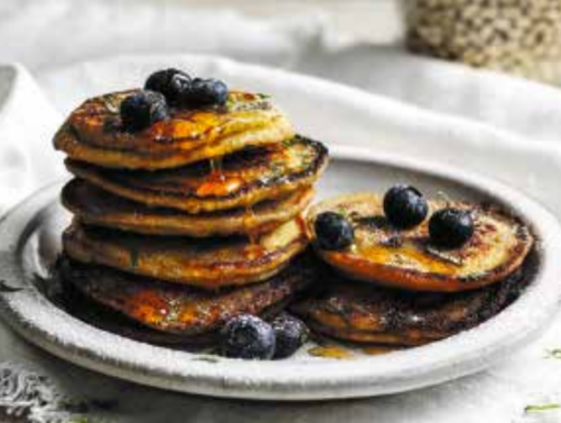 American Pancakes met witte bonen uit het kookboek Bakken met groenten van Lina Wallentinson