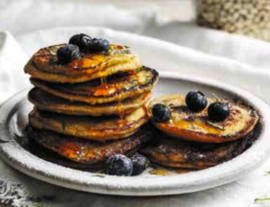 American Pancakes met witte bonen uit het kookboek Bakken met groenten van Lina Wallentinson