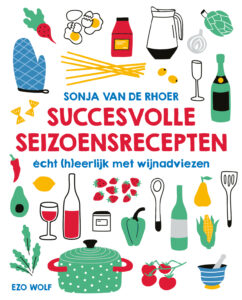 Cover SUCCESVOLLE SEIZOENSRECEPTEN van Sonja van de Rhoer