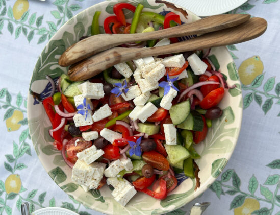 Griekse salade met feta
