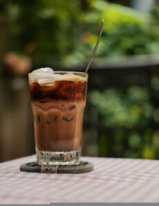 Iced coffee of ijskoffie
