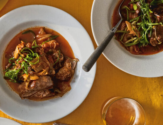 Stoofpot met gember en kimchi uit het kookboek That sounds so good