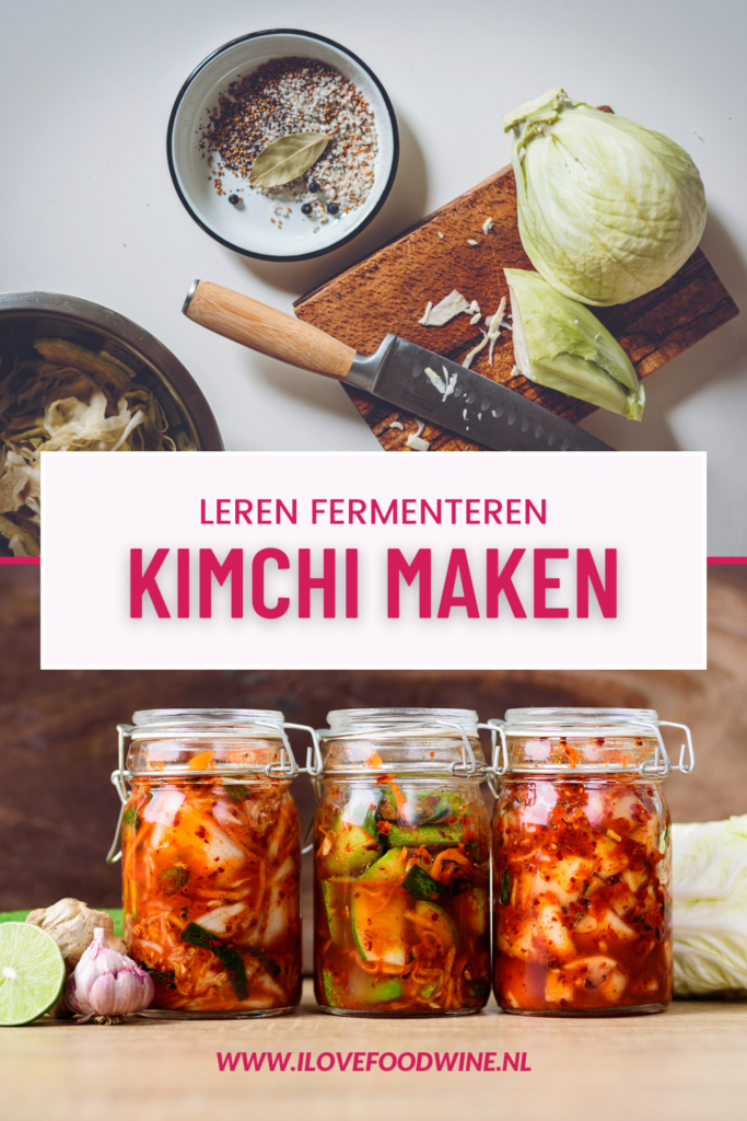 Kimchi kun je maken van allerlei soorten 'harde' groenten. Leren fermenteren kun je heel makkelijk doen met ROTPOT van Sanne Zwart. #gezond #fermenteren 