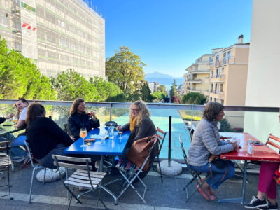 Relaxte sfeer in Lausanne