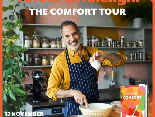 Ottolenghi The Comfort Tour ter gelegenheid van de release van zijn nieuwe kookboek Comfort