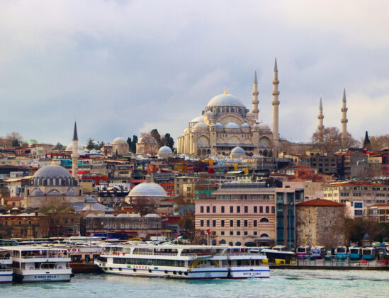 Istanboel vanaf de Bosporus