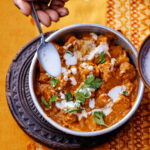 Paneer curry uit India uit het kookboek Vega India van Paulami Joshi